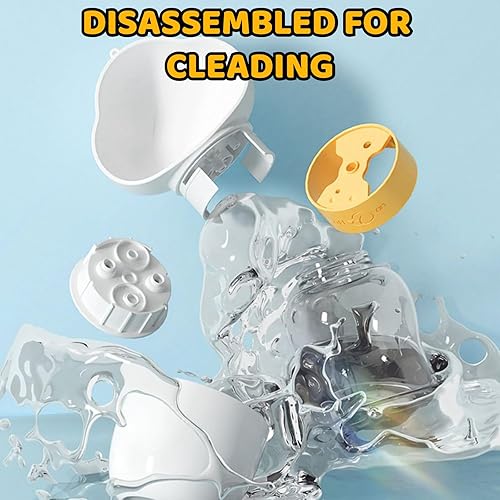 Miniatura 6 de Botella de agua portátil para perro 2 en 1, dispensador de agua para mascotas, a prueba de fugas, tazón ligero para cachorros sobre la marcha, para