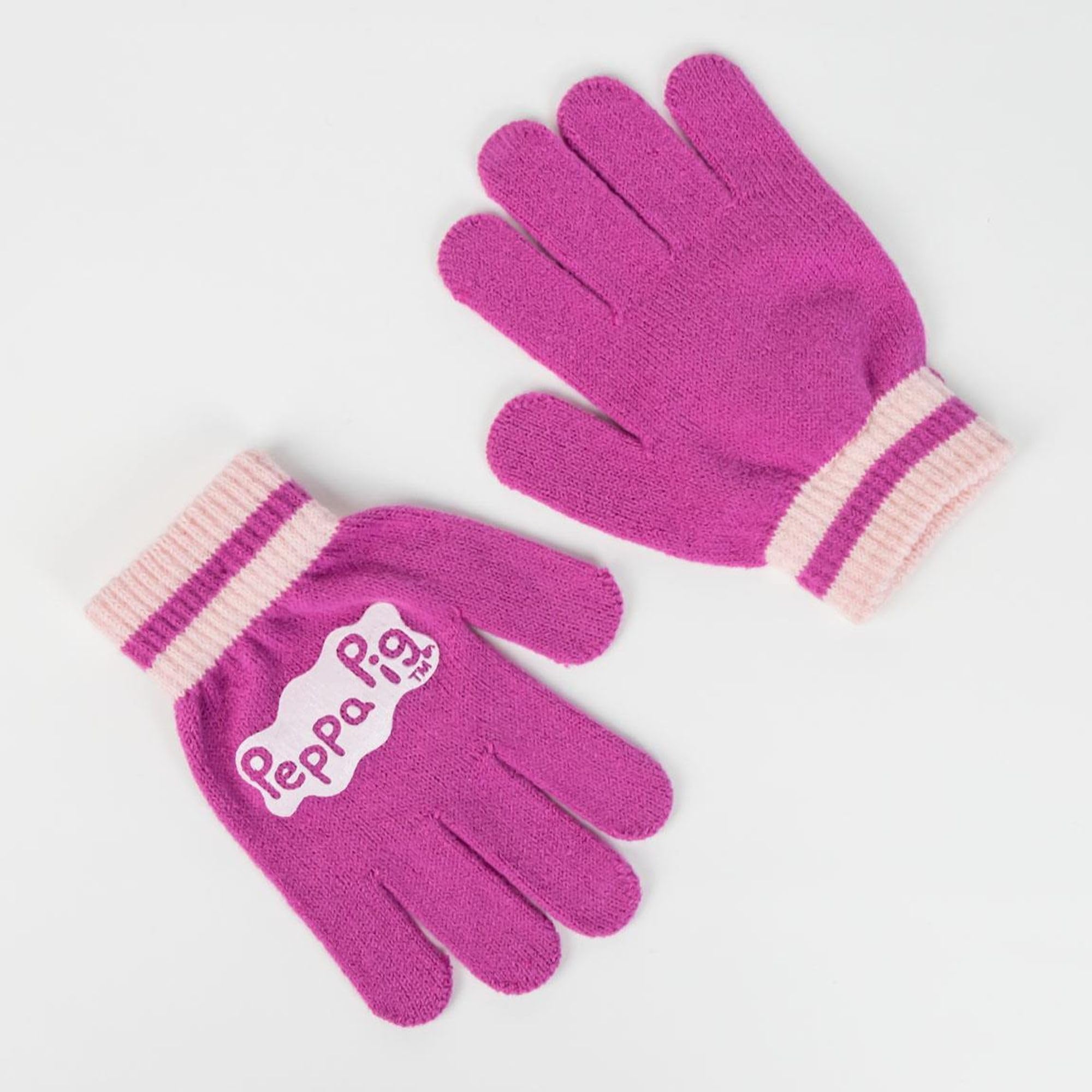 Peppa Pig Gorro y Guantes CERDÁ LIFE'S LITTLE MOMENTS Diseño Divertido Invierno