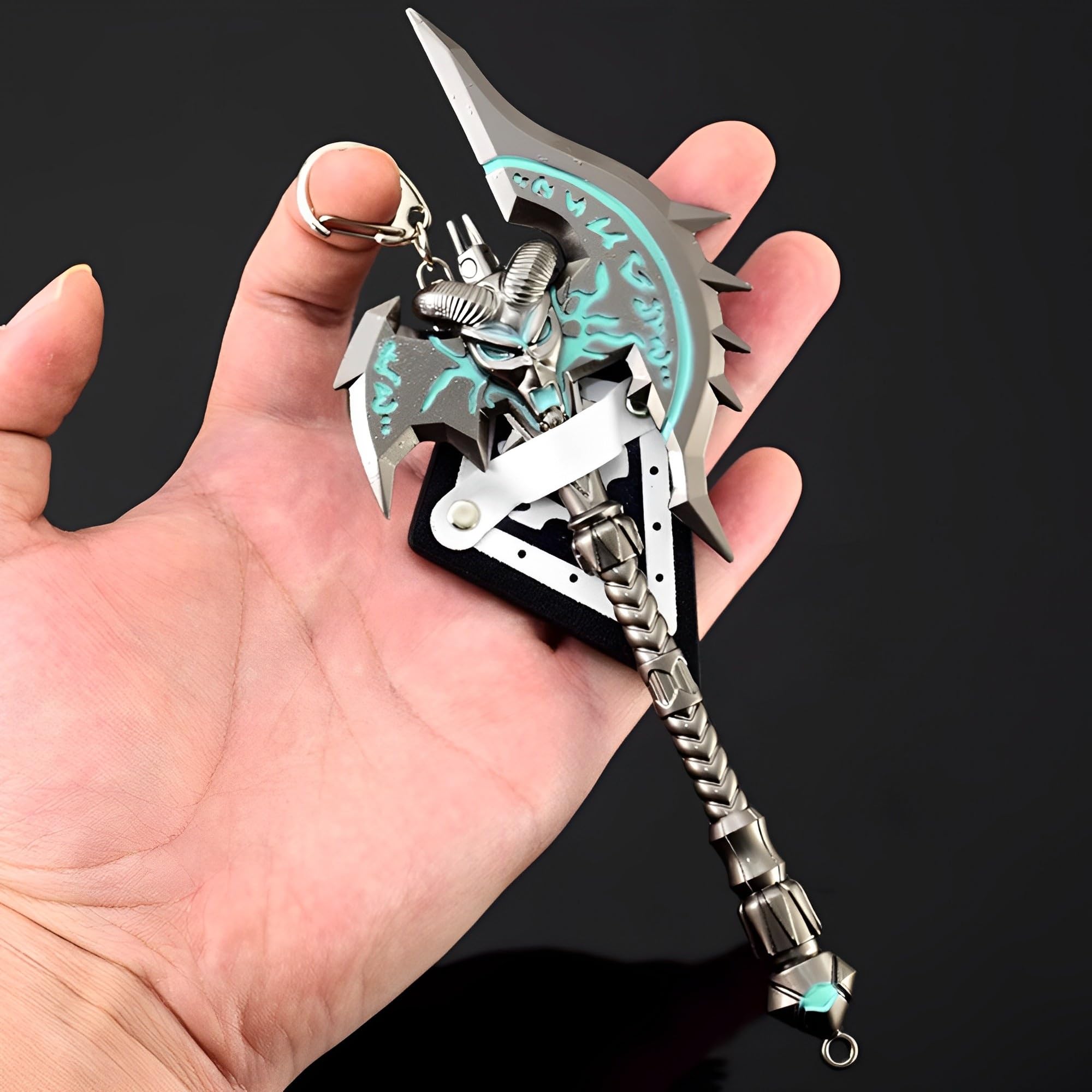 Figurine Anime, Modelli in Miniatura di Personaggi Giochi Fantasy con Supporti, Ashbringer, Frostmourne, Gorehowl