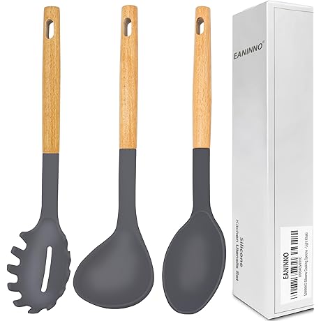 Nonstick Silicone Cooking Spoons Set: Elevate Your Stirring Skills