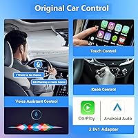 Vista 3 de Wireless Carplay Adapter for BMW X6 2017 2018 2019 2020 2021 2022 2023 2024 2025 2026, Convert Wired to Wireless Car Play Adapter Plug & Play Fast