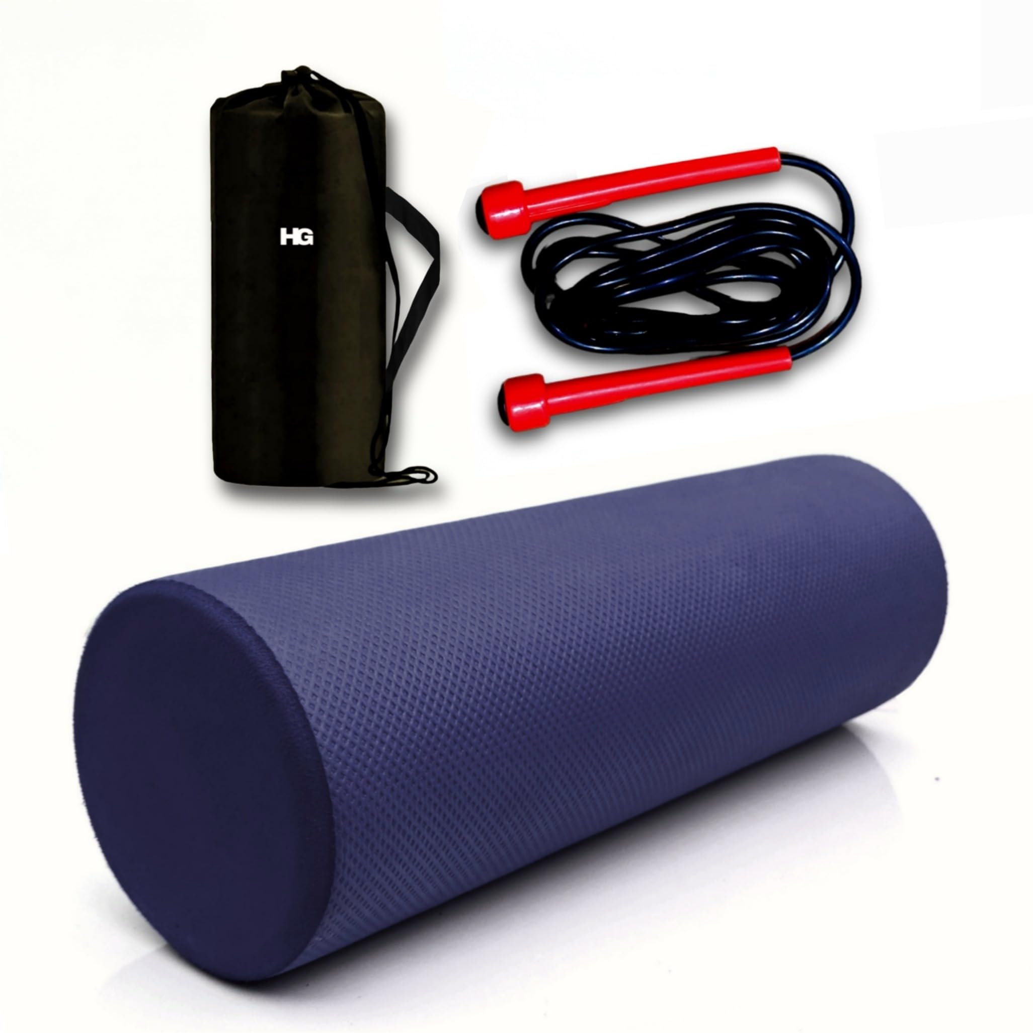 HOMEGALLEY Yoga Foam Roller for Exercise with Skipping Rope Deep Tissue Massage Roller, Muscle Recovery, Workout Foam Roller for Massage and Pain Relief, Myofascial Release Body Roller - 30 to 60 Cm (B0C8VHBH84) Amazon Price History, Amazon Price Tracker