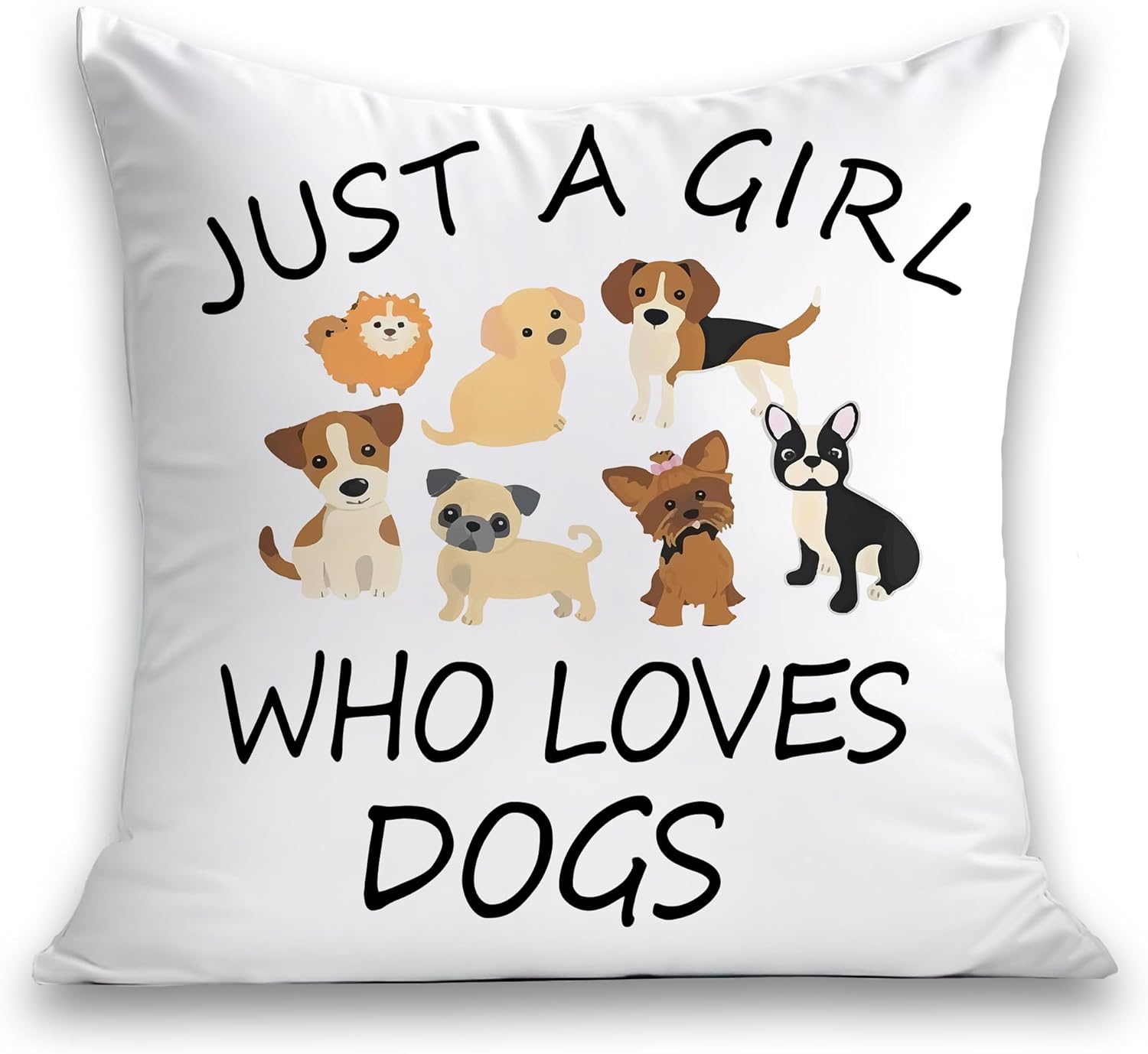 NATSUNO Dog Pillow Covers,Dog Throw Pillow Covers 18x18