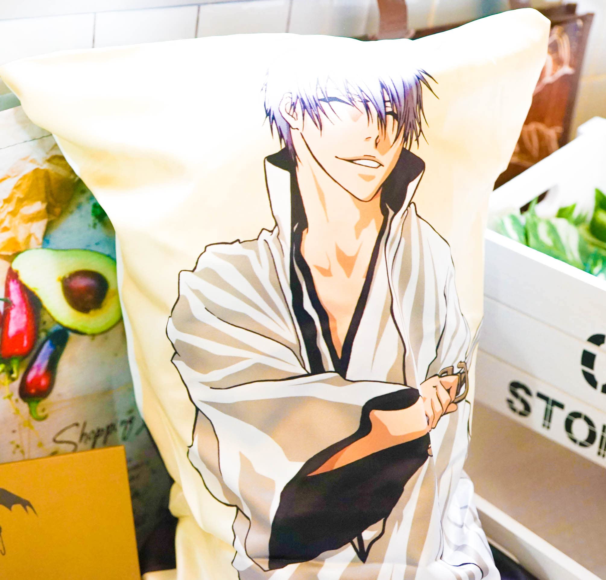 Amazon.co.jp: 抱き枕カバー bleach ブリーチ 市丸ギン 抱き枕カバー 