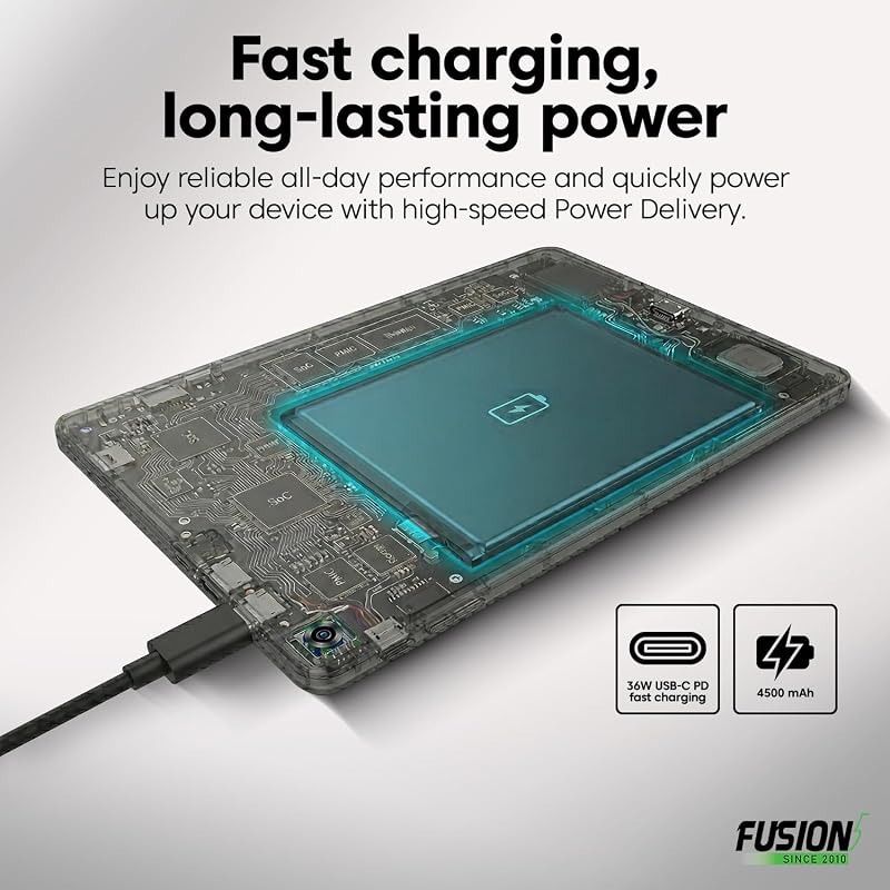 Fusion5 2026 New Version 10.1" Windows 11 Tablet PC - Built in USA - 15th Gen CPU, 12GB DDR5 RAM, 512GB SSD, 10 inch FHD+, Metallic, 158% Faster Than the Old Version of Our Windows Tablet Computer image 6