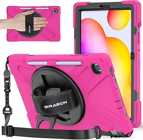 Miniatura 12 de BRAECNstock Funda protectora resistente a prueba de golpes para Samsung Galaxy Tab S6 Lite de 10.4 pulgadas 2024/2022/2020 (SM-P620/P610/P619) a