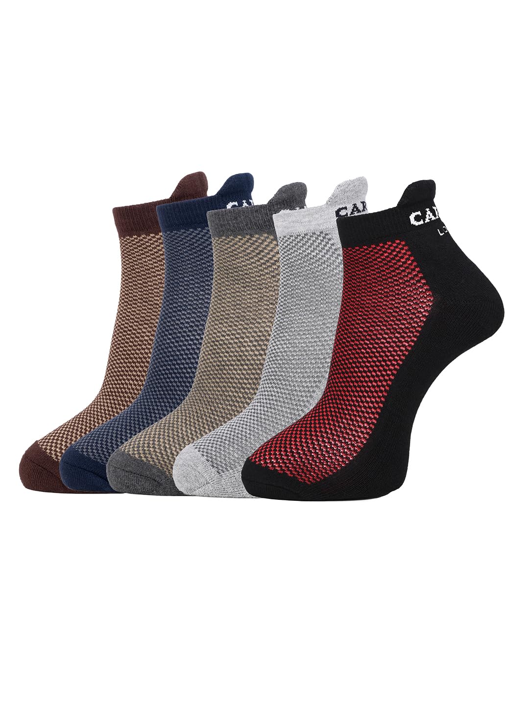 carlton london Men's Premium Cotton Low Cut Socks Pack of 5/3-picture-37