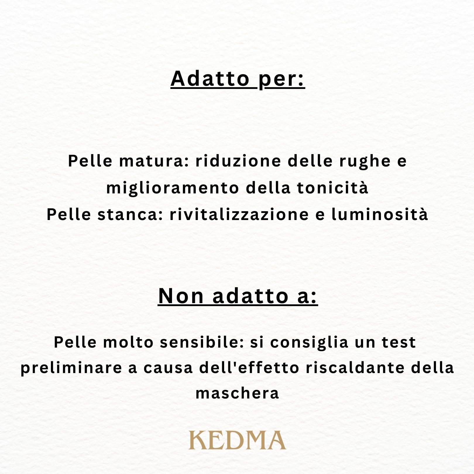 Kedma - Set Cura Viso Royalty - Maschera Sauna, Siero Attivo, Crema Rassodante - 3 Prodotti