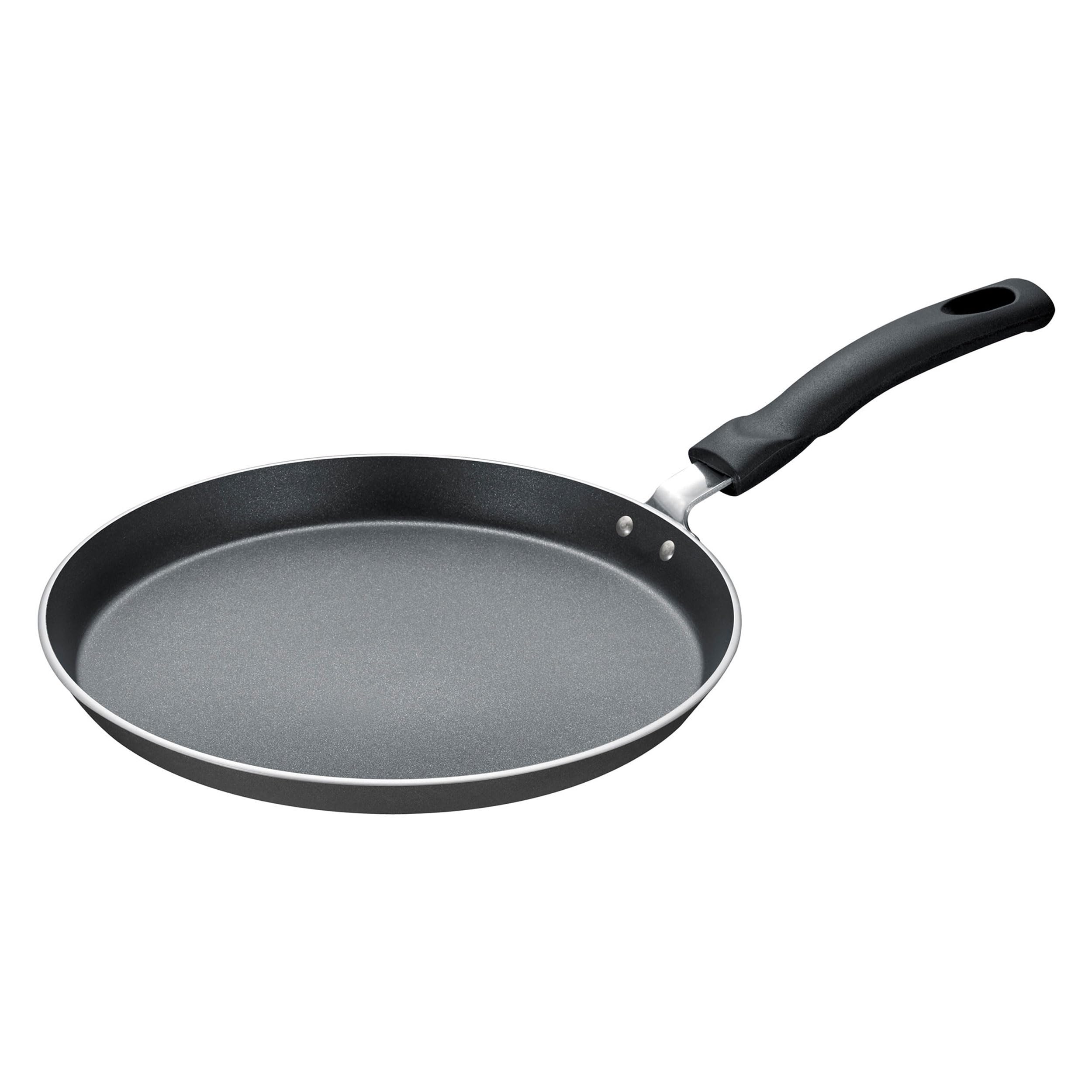 Berndes Crêpespfanne 25 cm, Aluminium, recycelt, schwarz - b.green - Alu Recycled