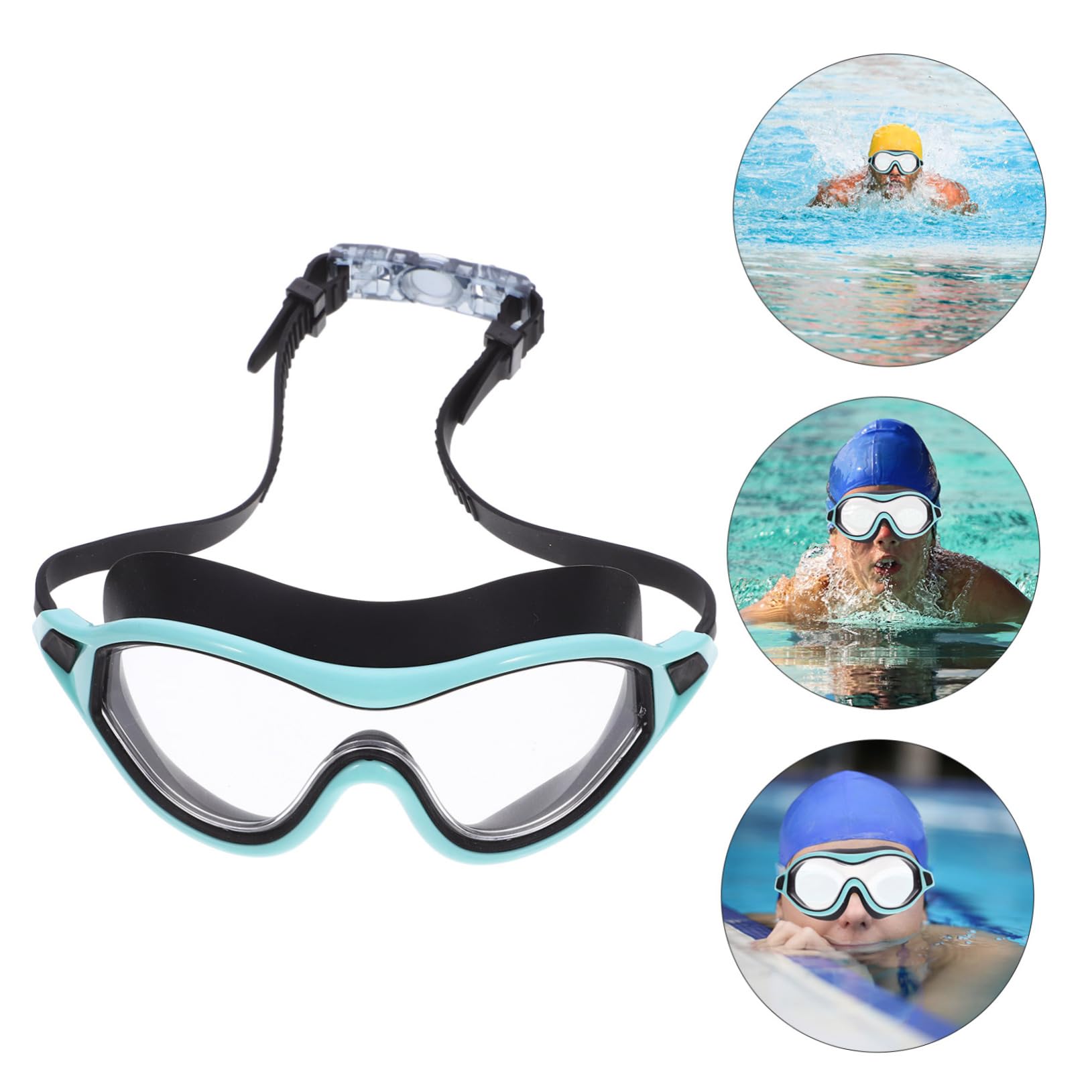 VANZACK 5stücke Einstellbare Schwimmbrille Für Und Anti-fog Und Uv-schutz Große Rahmen Komfortable Für Schwimmunterricht Und Freizeitschwimmen