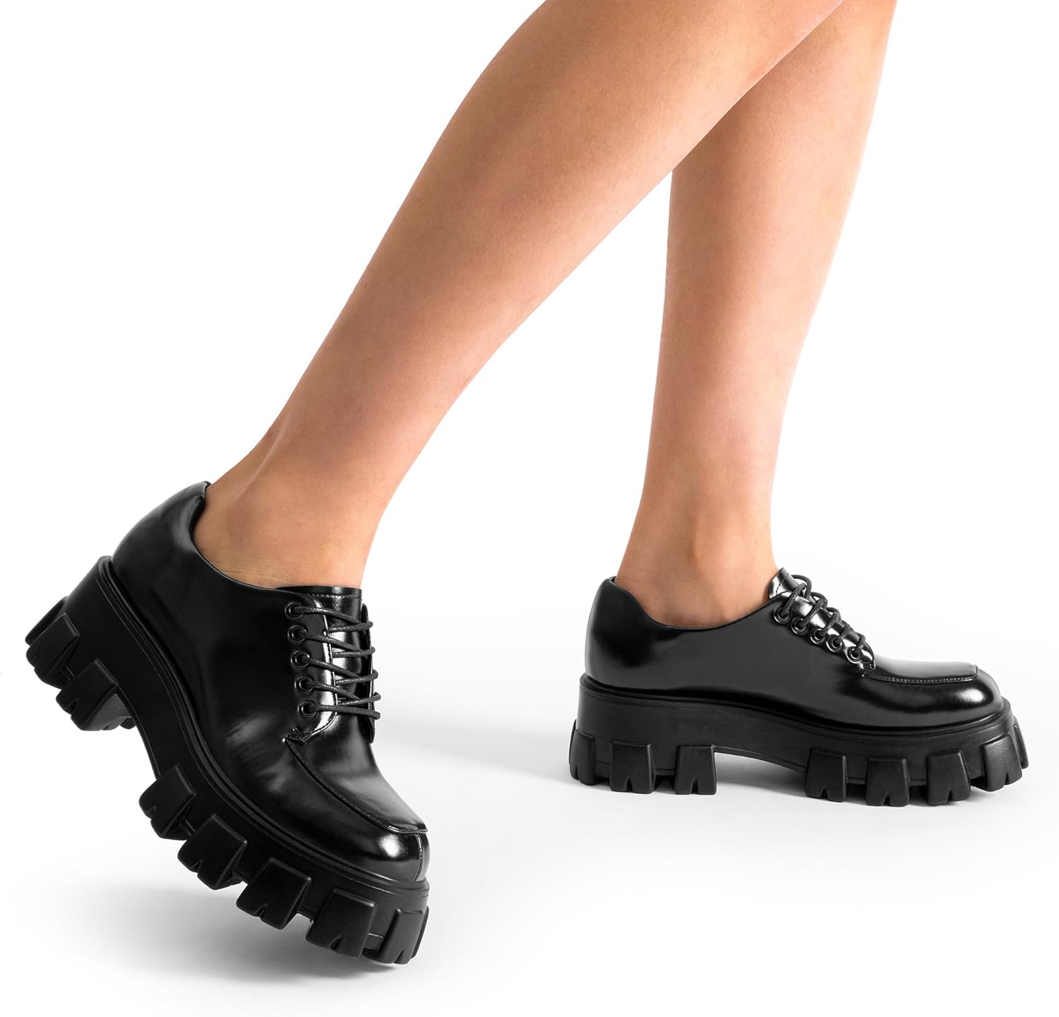 DREAM PAIRS Women's Platform Oxford Shoes