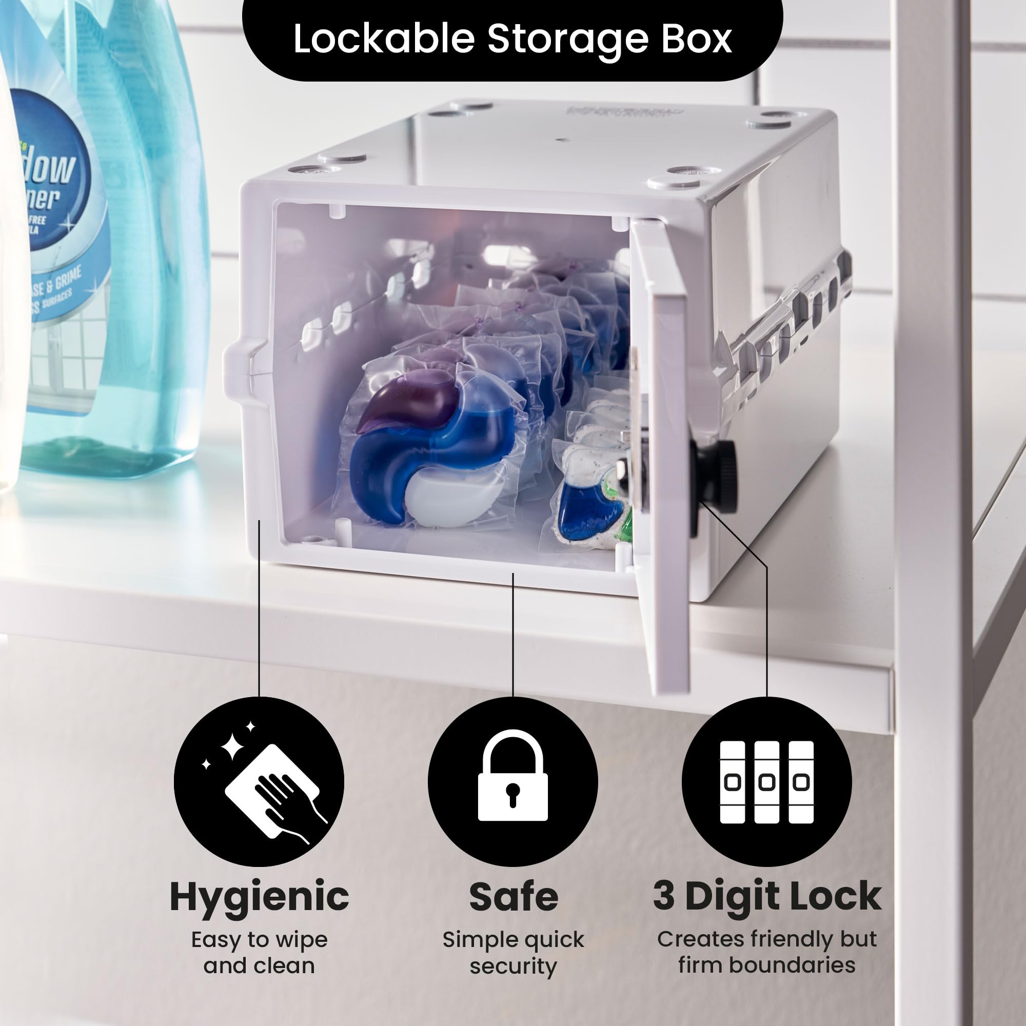 Lockabox Mini™, Opal White, Small - Image 3