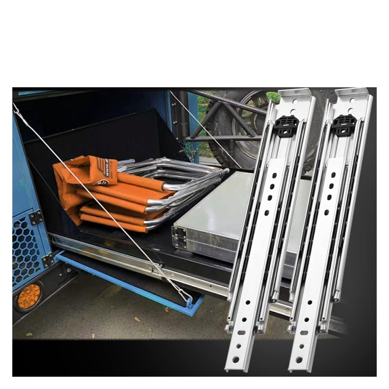 Schubladenschienen Heavy Duty Drawer Slides With Lock Function 76mm Ultra High Load Capacity Runners Professional Furniture Hardware Zur Reparatur