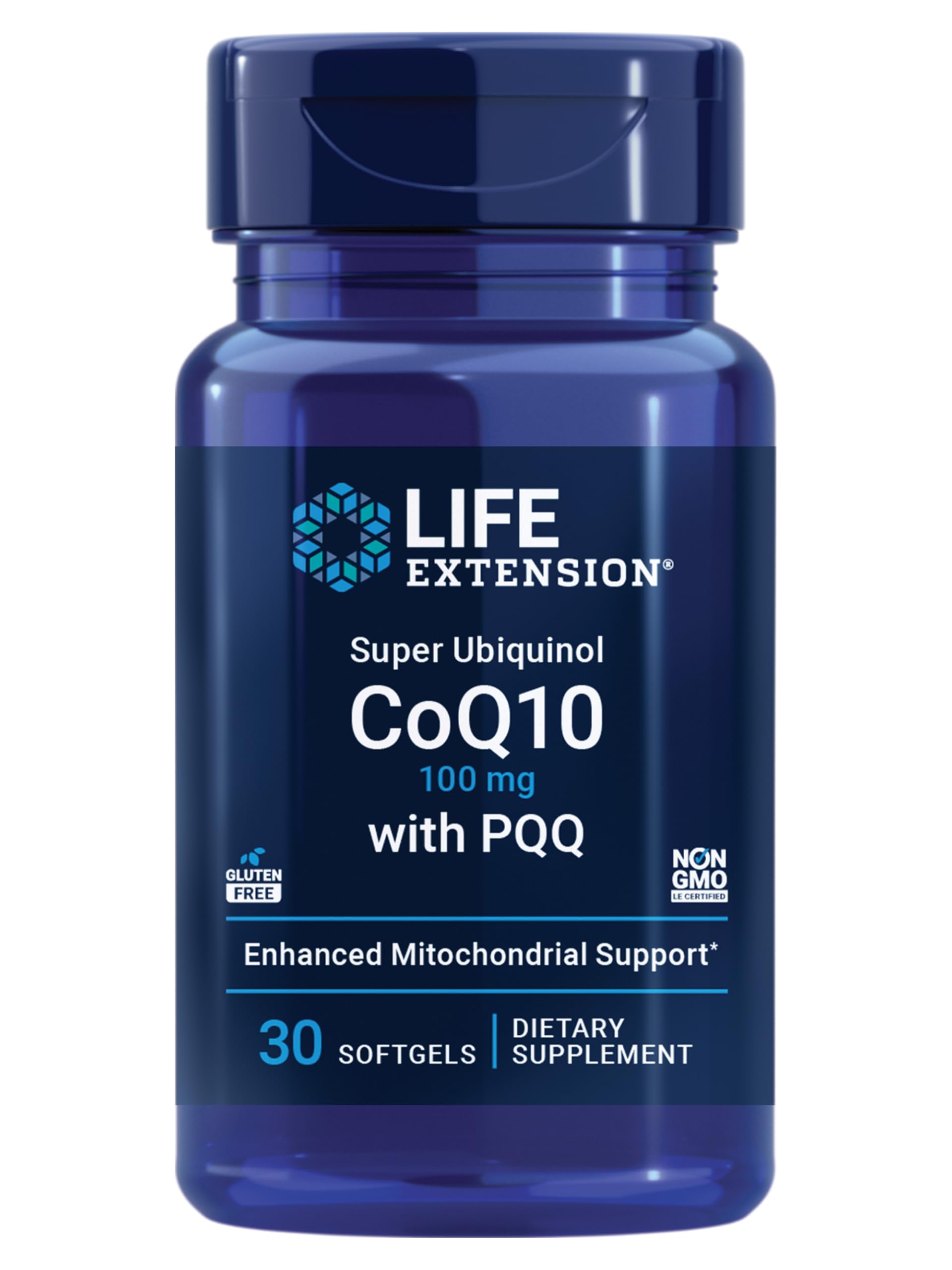 Life Extension, Super Ubiquinol CoQ10 with PQQ, 100 mg, 30 Softgels
