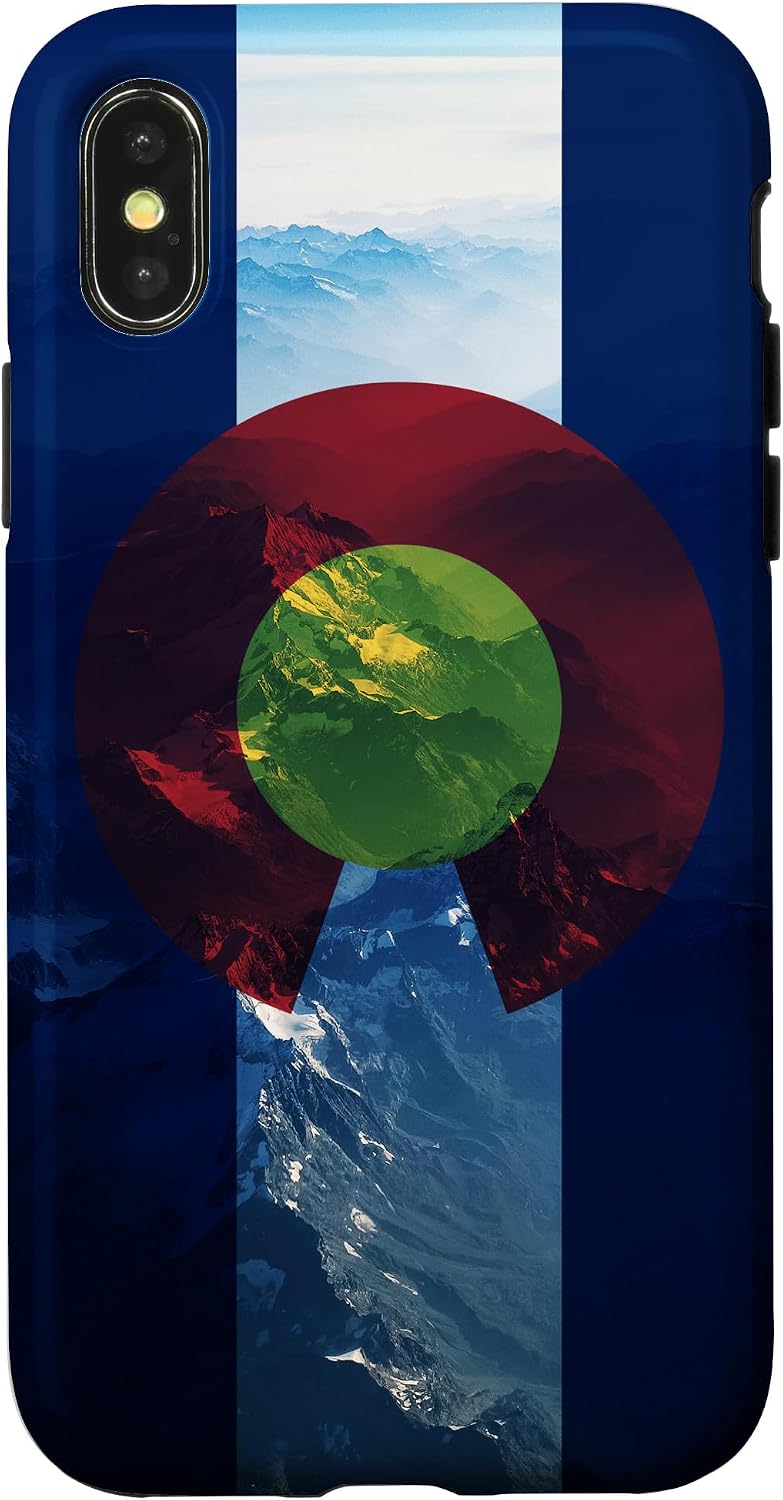 Snowy Mountains Colorado Flag - Coloradan Pride Case for iPhone SE (2020) / 7 / 8