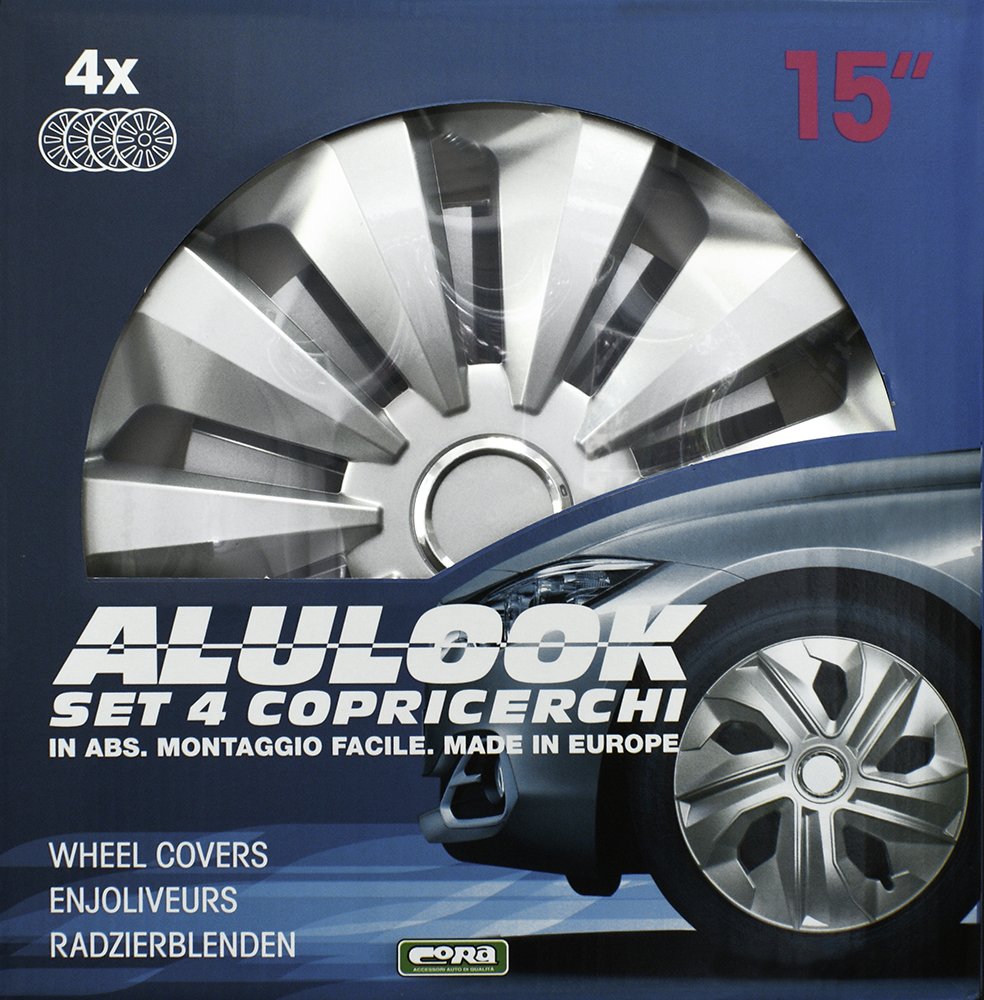 CORA 40845 Box 4 Alulook Fox Ring Copricerchi, 15"