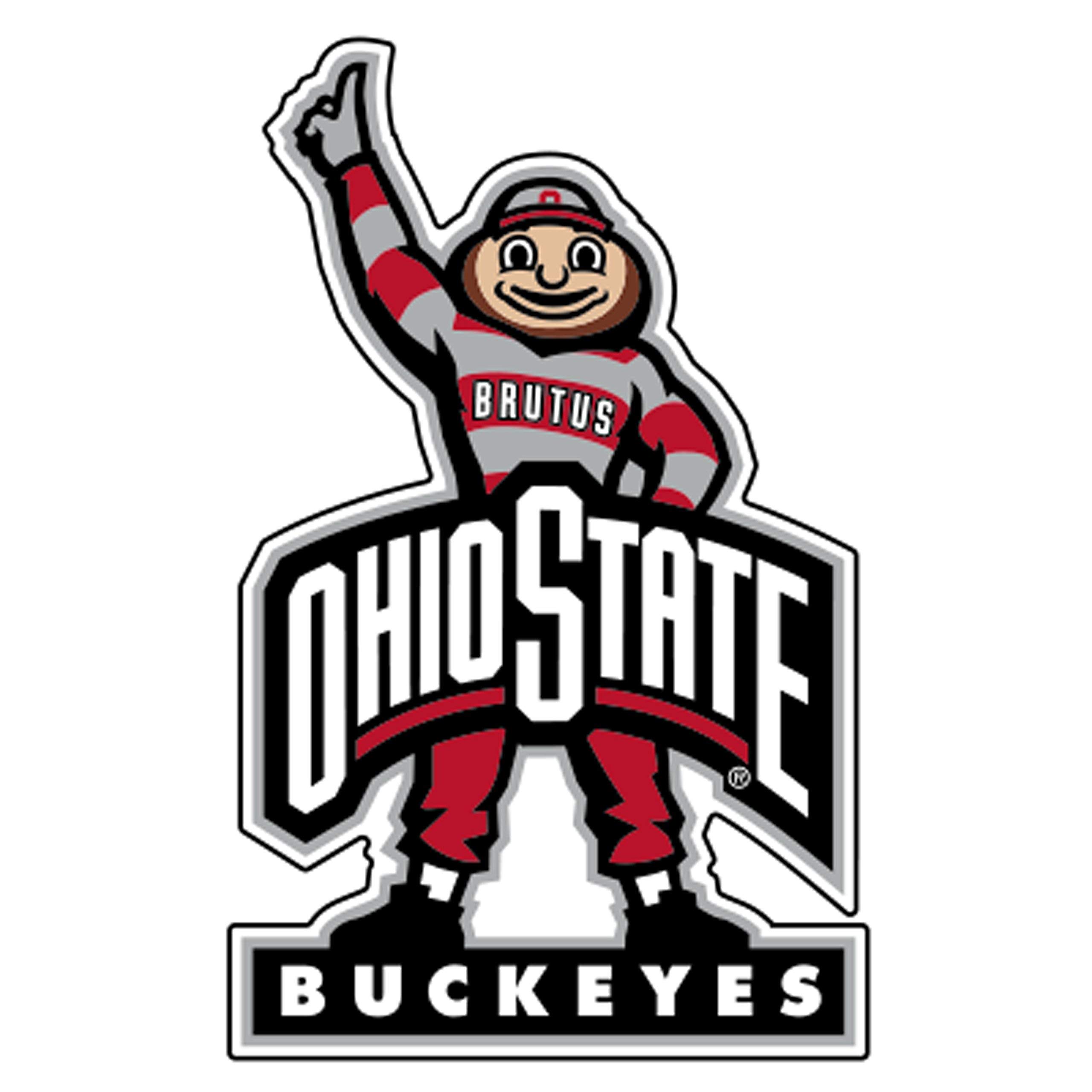 Ohio State Magnet (SMILING BRUTUS MAGNET (3''4''6''12''), 12 in)