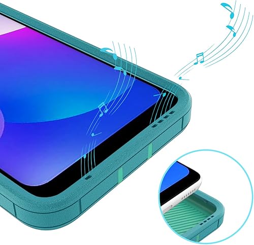 Miniatura 6 de Funda compatible con Samsung Galaxy S22 Ultra 5G, soporte magnético integrado, resistente híbrido de doble capa, a prueba de golpes, funda
