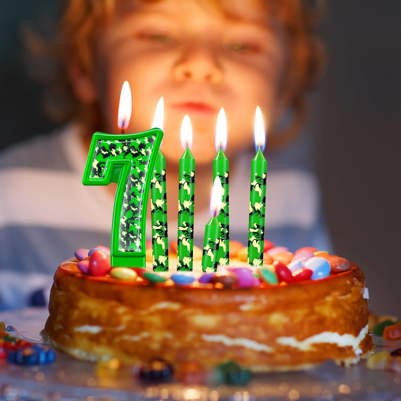 Bougie Anniversaire 19 Ans Chiffre Bleu Décoration Gâteau Bougies