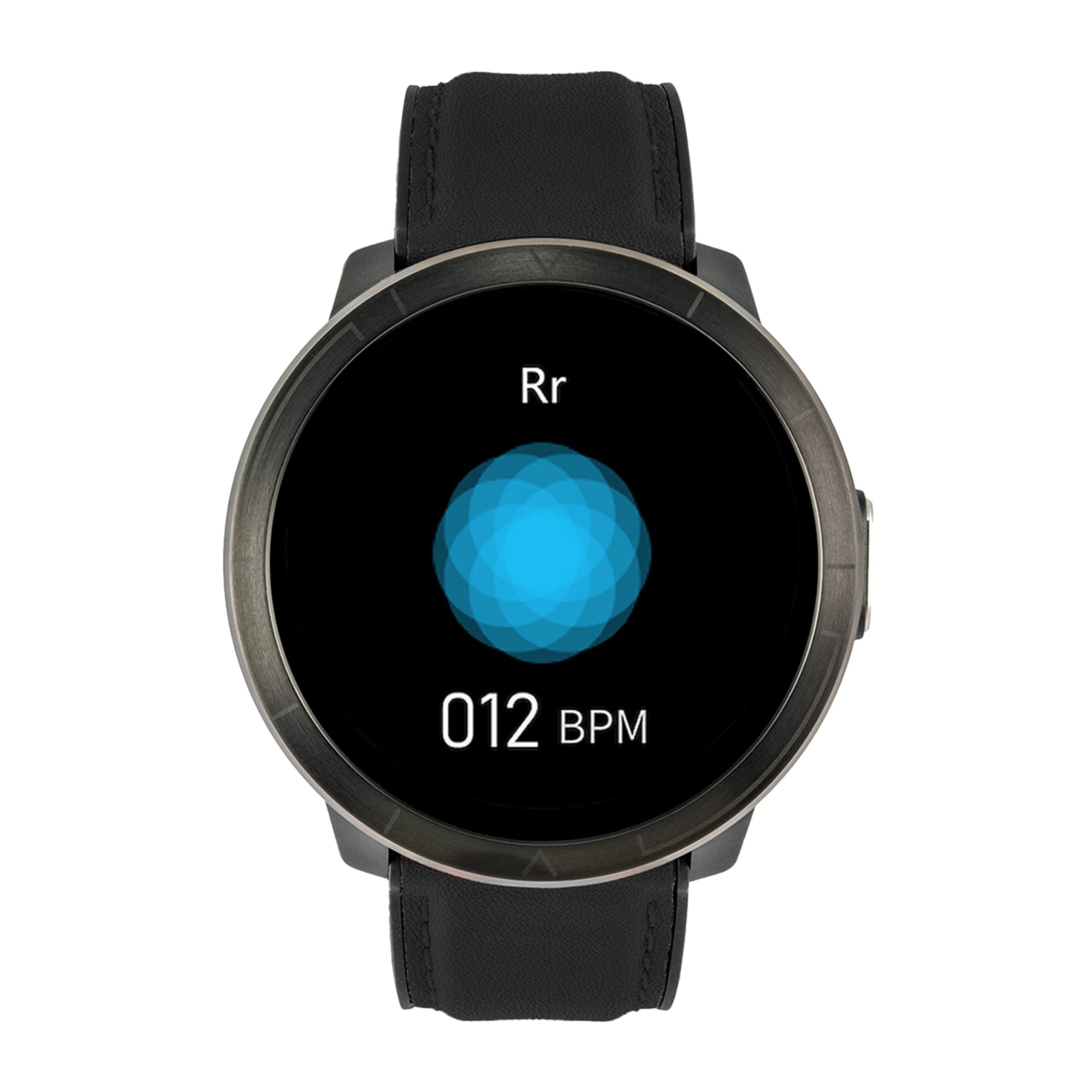 Watchmark WM18, Smartwatch Skórzany, M, Czarny