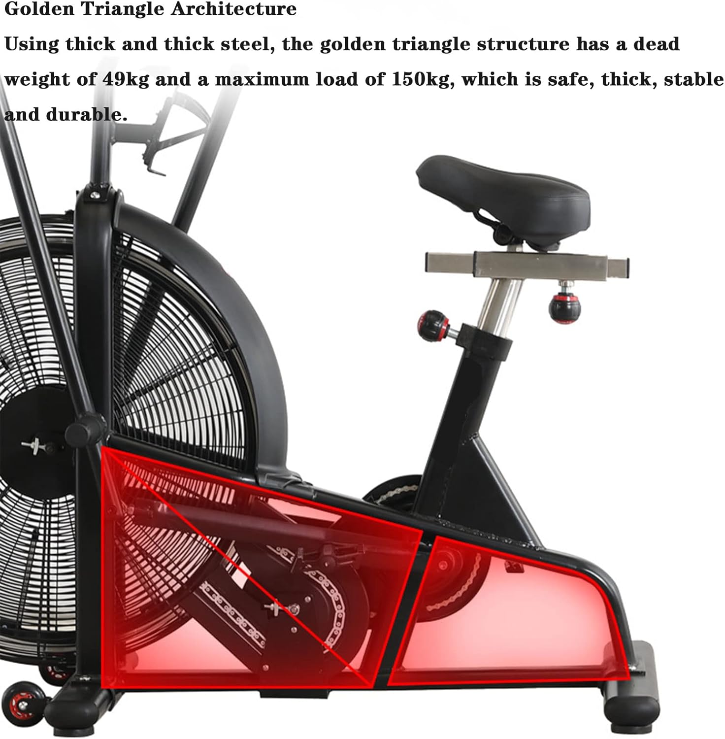 Home Business Fan Car Multi-Function Fitness Spinning Gym Studio Aerobic Exercise Wind Resistance Bicycle