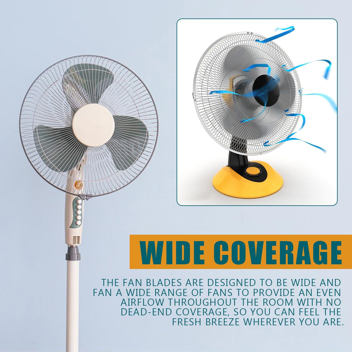 Cuchillas de ventilador de plástico de 16 pulgadas, ventilador universal para el hogar, ventilador de mesa, repuesto de aspas de ventilador eléctrico, accesorios generales para ventilador 4