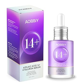 AOBBIY Azelaic Acid Cream for Face Redness-Soothing Azelaic Acid Facial Cream for Uneven Tone, Blemish-Prone Skin, Pore Care and Skin Clarity Support, 1 oz