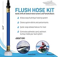 Vista 2 de Kit de adaptador de manguera de descarga Seaworks para Yamaha Waverunner Jet Ski PWC, Azul