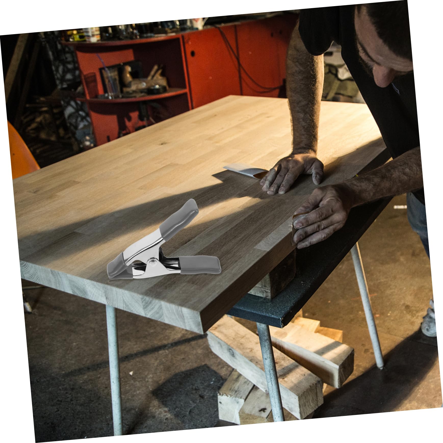 HOLIDYOYO Woodworking Spring Clamp 6 Inches A-shape Heavy Duty Clip for Arch Stand Backgrounds