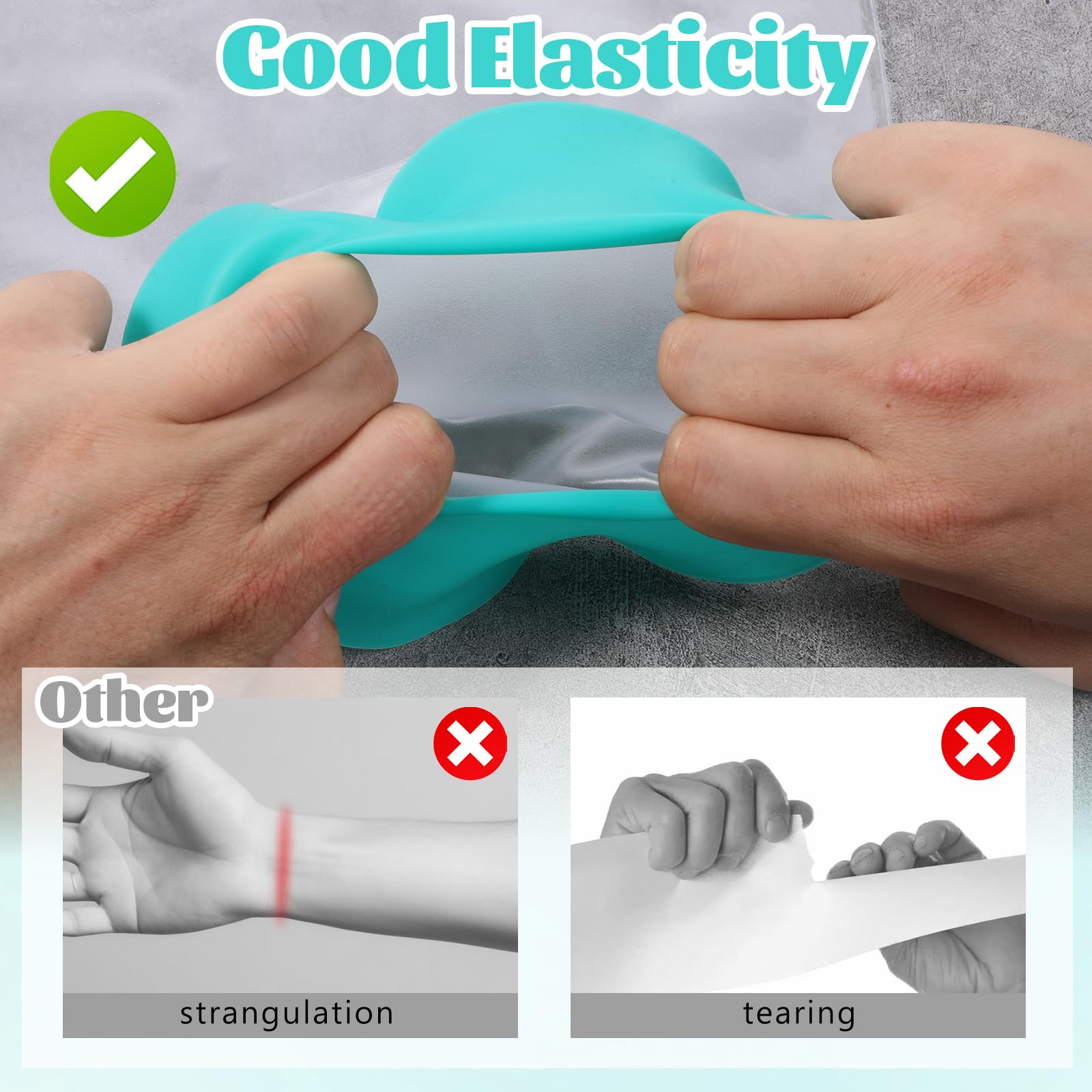 Bewudy Housses de plâtre pour douche bras, Housse de plâtre pour main imperméable réutilisable pour douche - Housse de plâtre pour bras imperméable pour enfants - Sceau élastique pour garder les