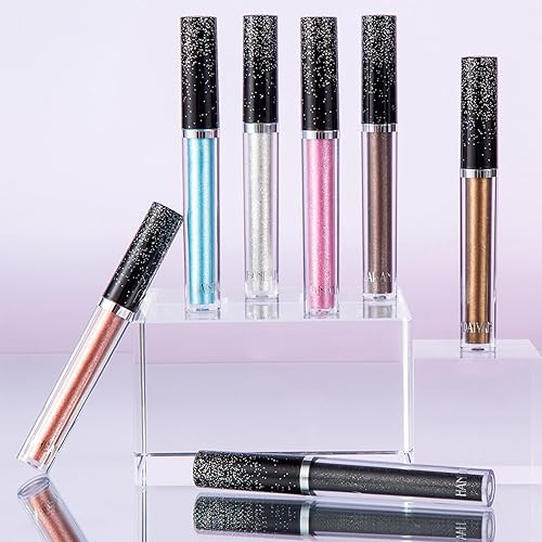 Miniatura 6 de Sombras de ojos líquidas, sombras de ojos con purpurina de larga duración, sombras de ojos con purpurina colorida de alta pigmentación (04#)