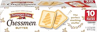 Pepperidge Farm Chessmen Butter Holiday Cookies, 10 Single-Serve Packs