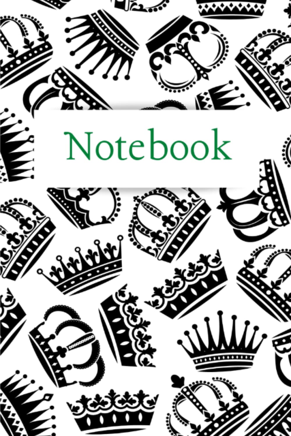 Crown Notebook: 6" by 9" 120 Pages
