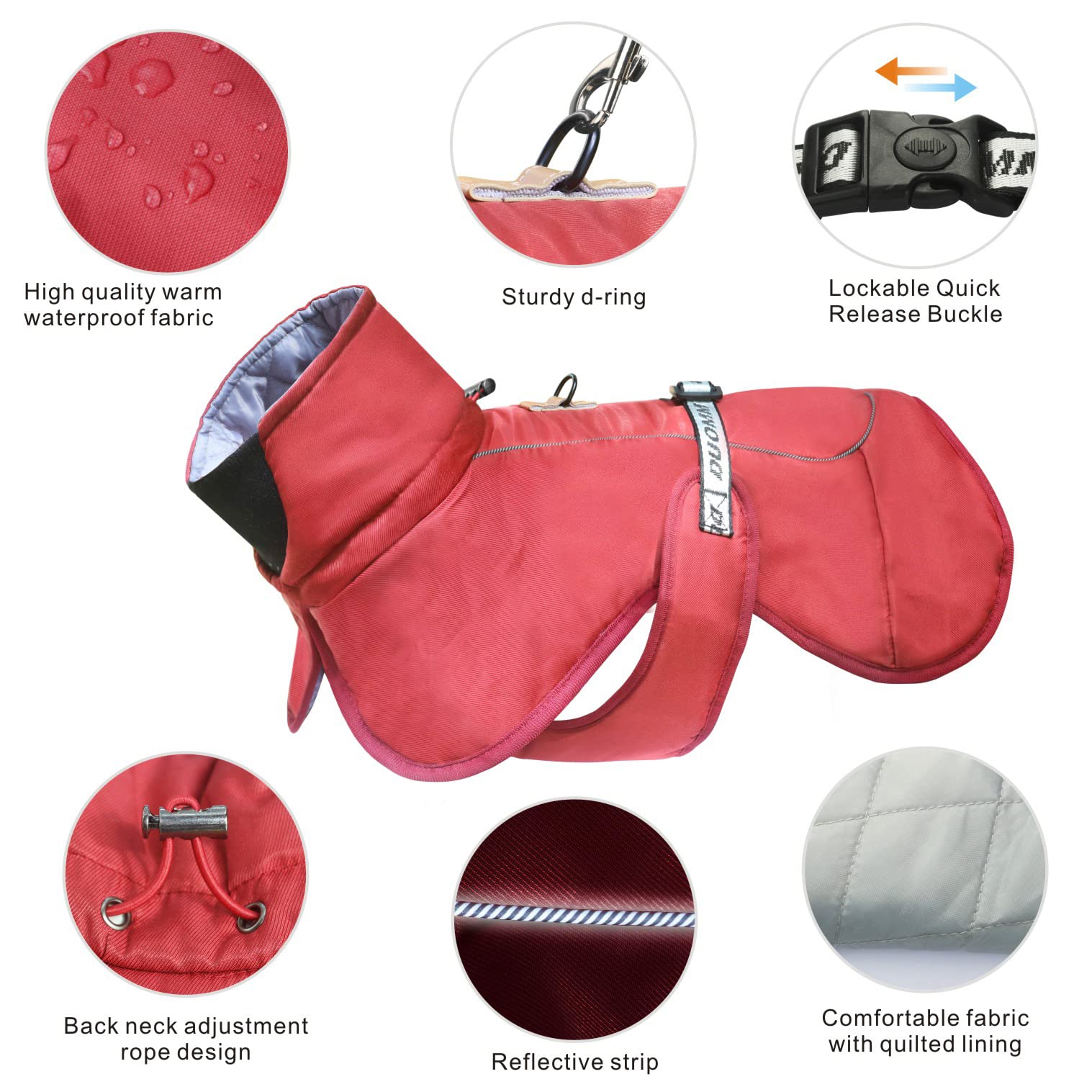 Dolahovy Giubbotto Di Raffreddamento Per Cani - Giacca Fredda Estiva Riflettente Per Tutte Le Taglie - Foto 8