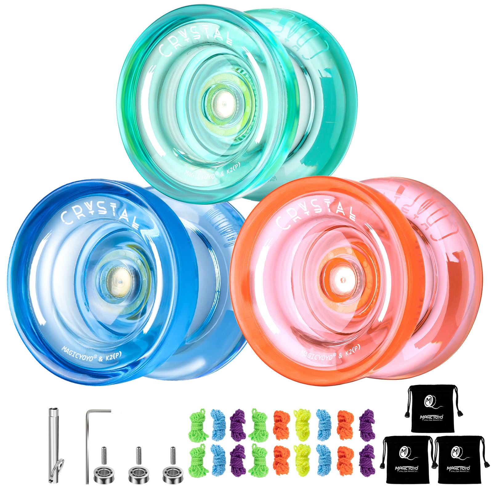 Amazon | MAGICYOYO K2 クリスタルヨーヨー 3個パック