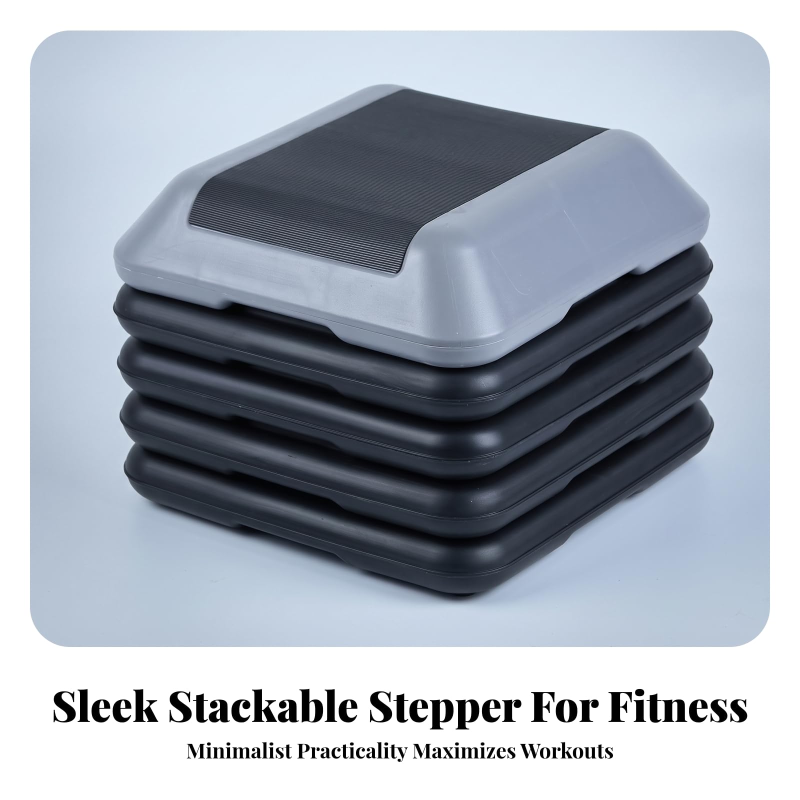 Step da Aerobica Compatto Struttura Robusta a Strati, Resistente, Piattaforma Fitness, per Casa