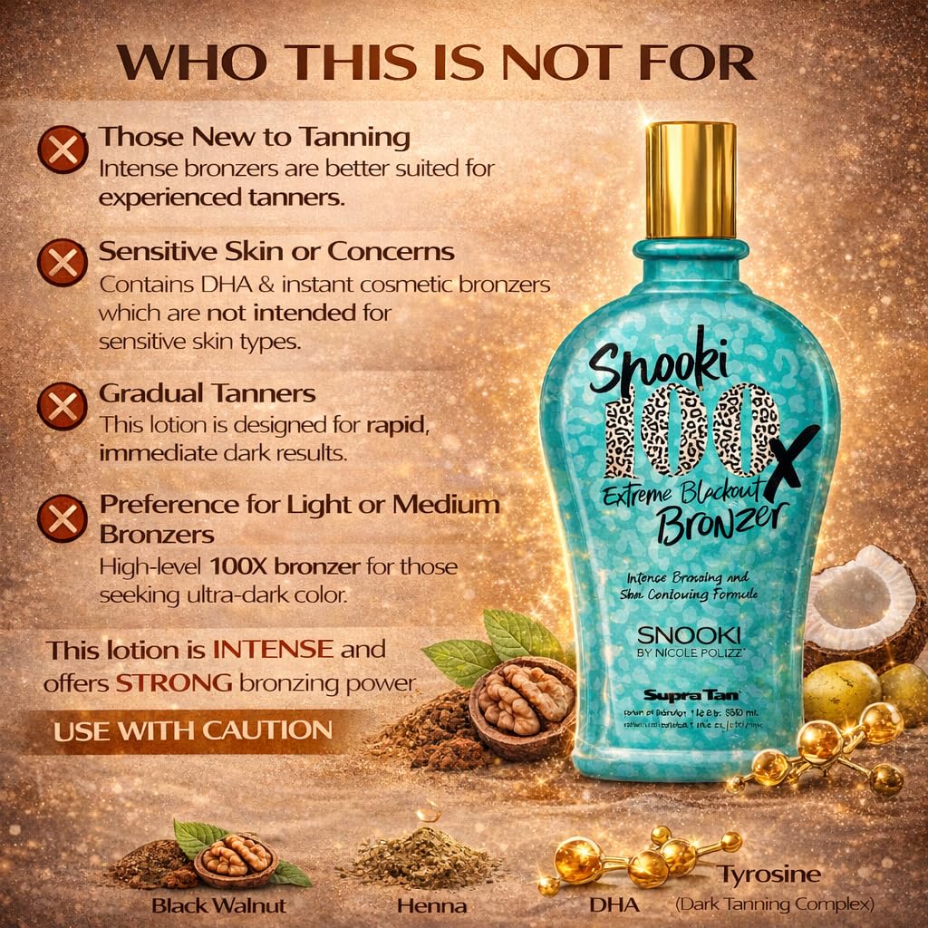 Snooki 100x Extreme Blackout Bronzer 12oz