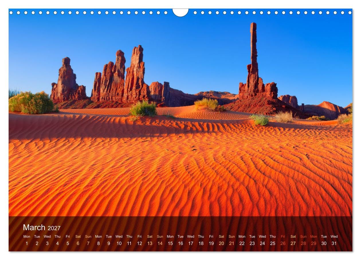 USA the wonderful Southwest (Wall Calendar 2027 DIN A3 landscape), CALVENDO 12 Month Wall Calendar: The captivating beauty of the American Southwest.