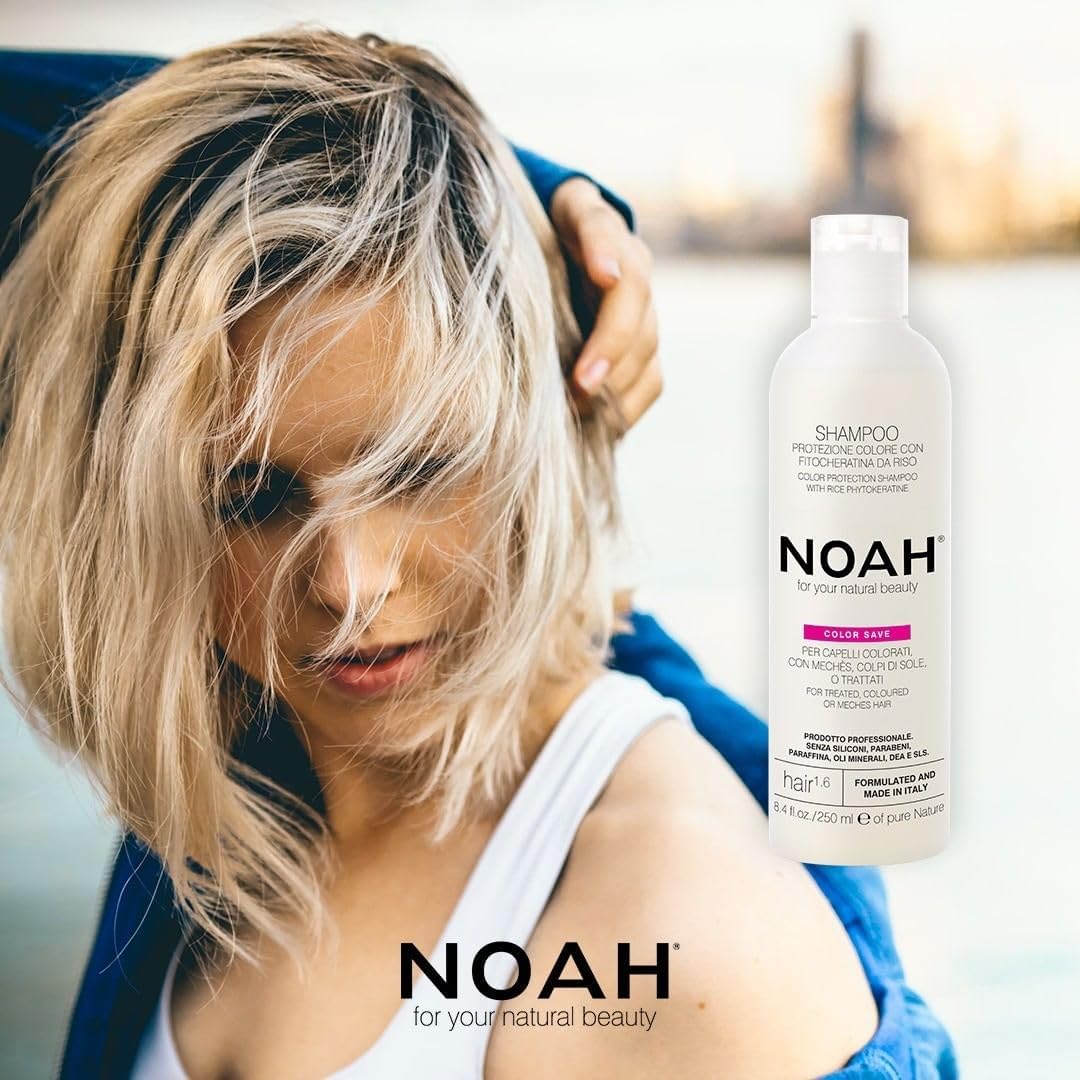NOAH⭐︎PROTECTHAIR SHAMPOO& CONDITIONER Amazon.com : Noah - 1.6 Color Protecting Shampoo with Rice Protein