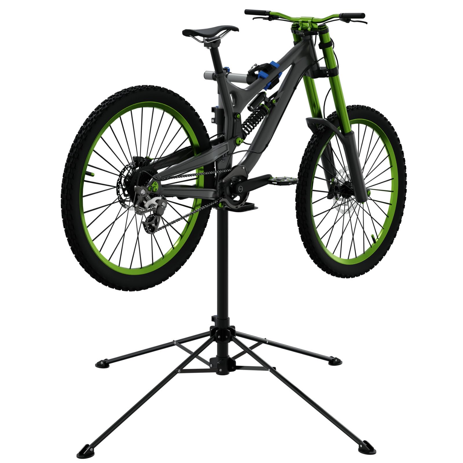 Support de montage télescopique pour vélo électrique - 50 kg - Réglable en hauteur - Pliable