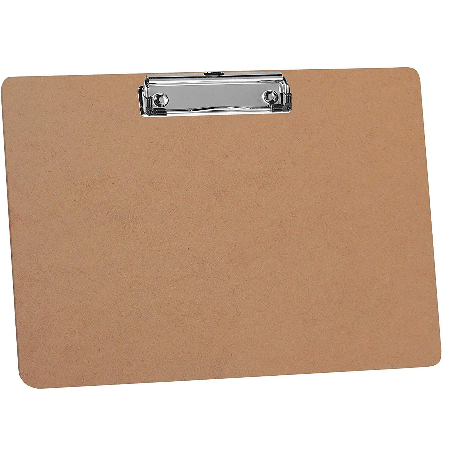Acrimet Portablocco Orizzontale Formato Lettera A4 (23 x 33 cm) Clip a Basso Profilo (Cartone Rigido) (Confezione da 6 Pezzi)