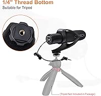 Vista 4 de Comica CVM-V30 Pro Micrófono de cámara direccional de condensador de escopeta supercardioide para cámara Canon Nikon Sony Panasonic DSLR