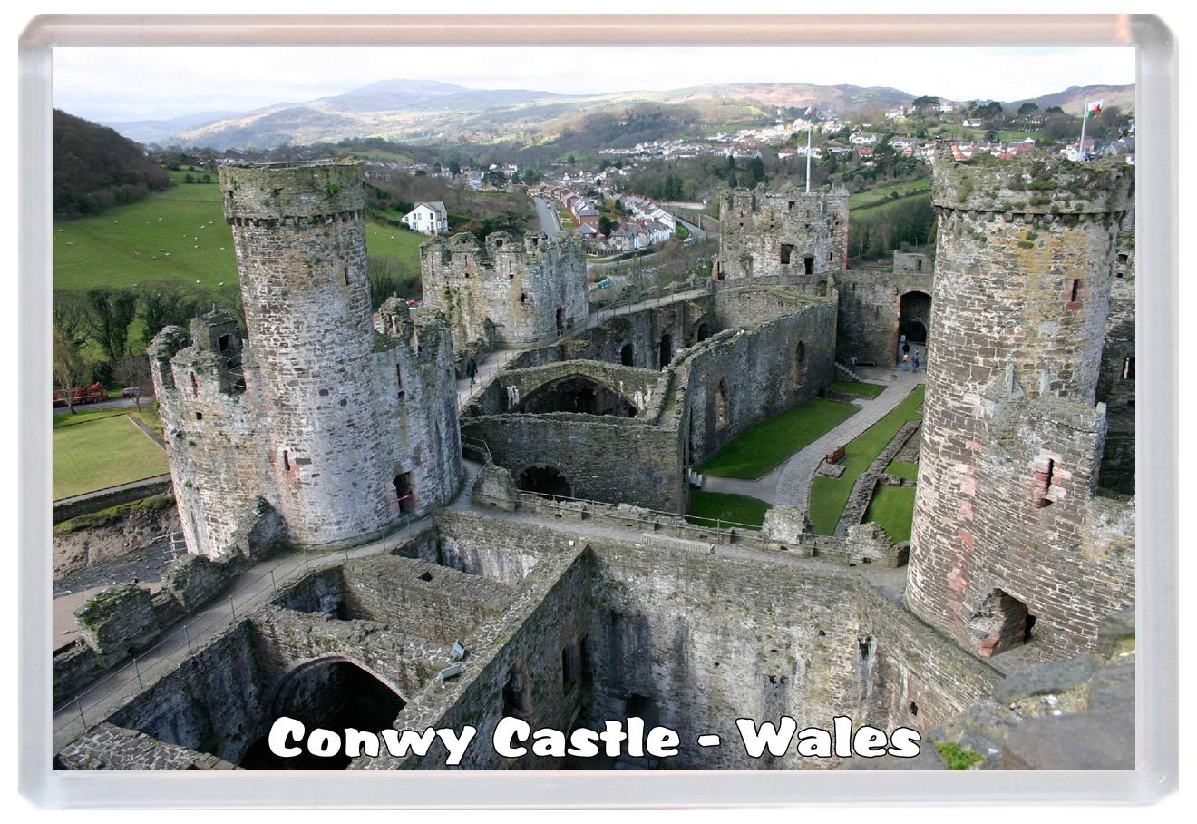Baked Bean Store Conwy Castle - Wales - Jumbo Fridge Magnet/Magnets Bbms831