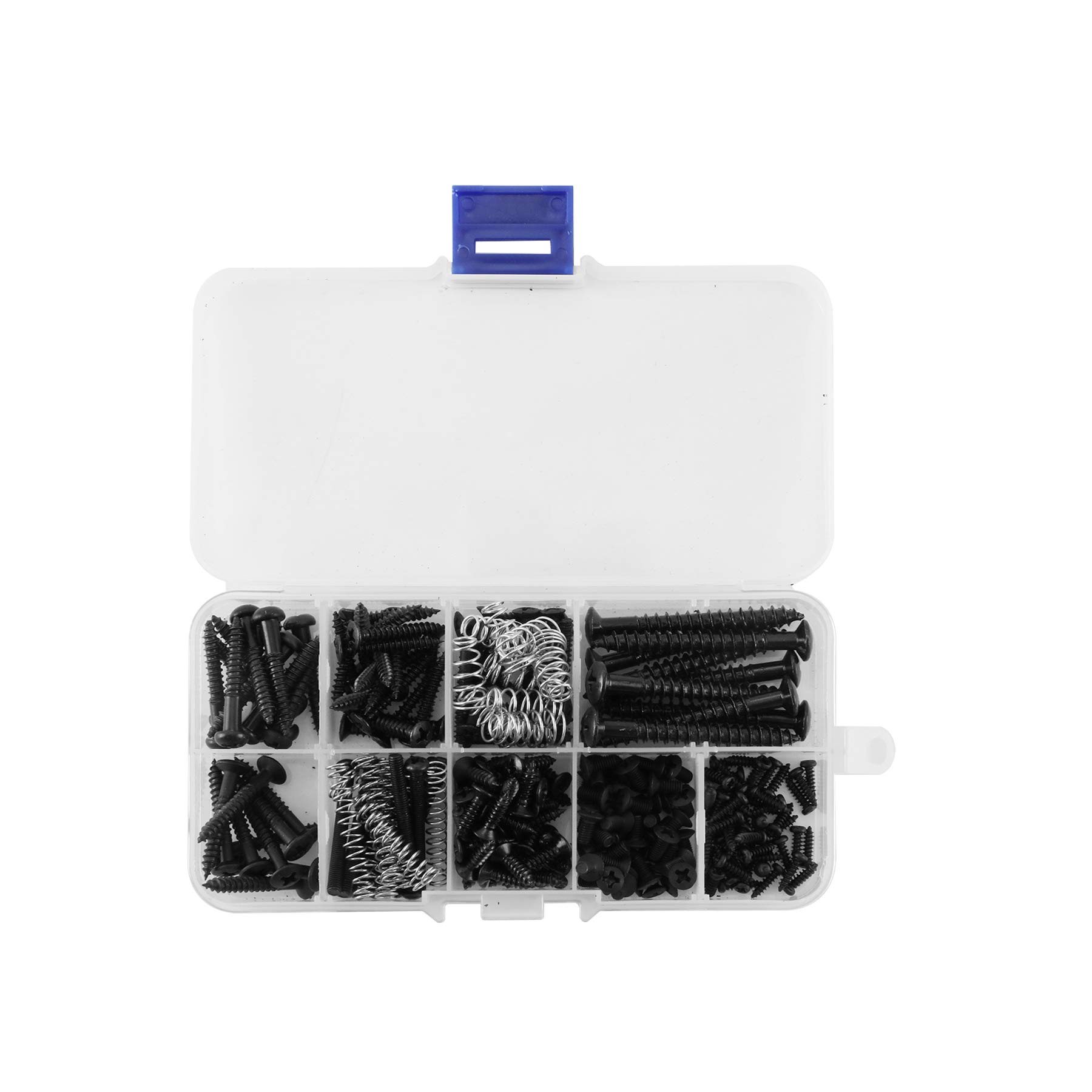 Buy Electric Guitar Screw Kit, 222Pieces(9 Types) with Springs, Guitar