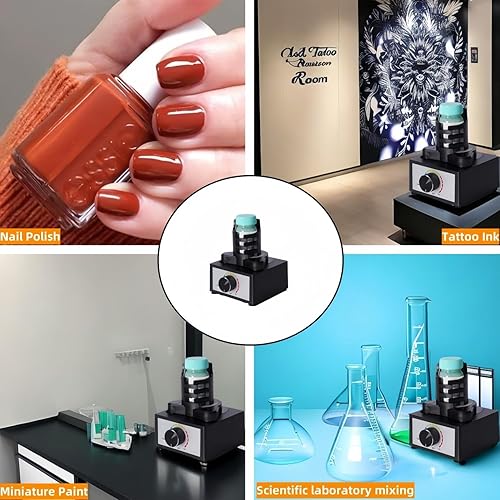 Miniatura 6 de Mini mezclador de vórtice, manos libres, ajuste de 3 velocidades, máquina agitadora de pintura modelo DIY para esmalte de uñas, pintura acrílica