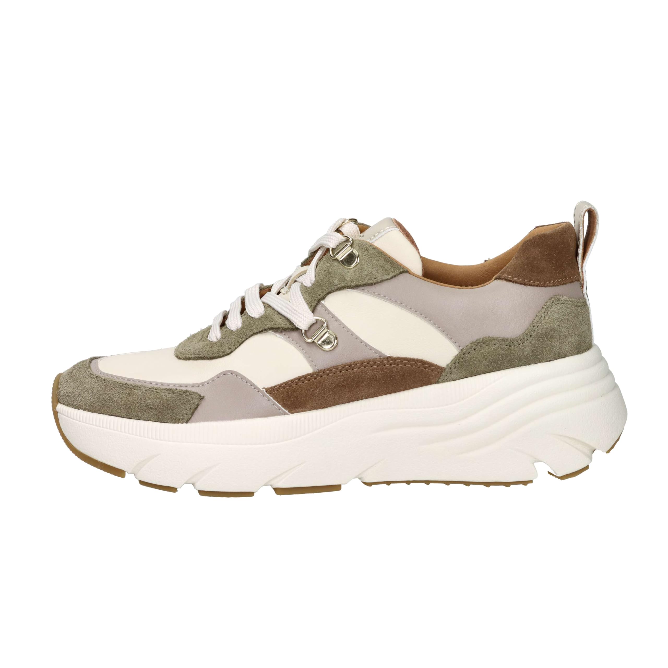 Geox Women's D Diamond Trainers, Beige, 38 EU