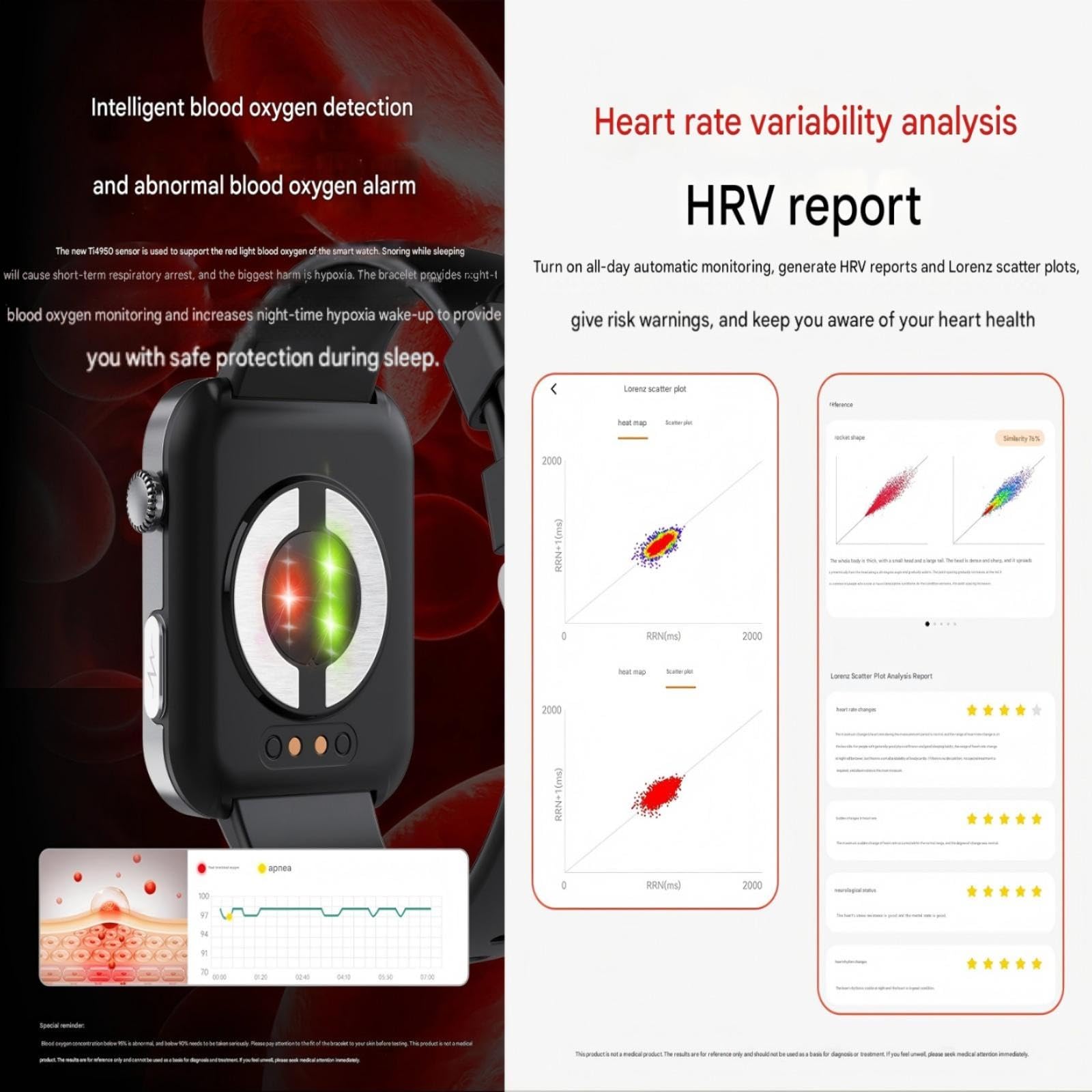 Orologio intelligente e salutare, schermo HD da 2,1", con ECG, BMI, HRV, altri dati monitoraggio. Un orologio con rilevamento delle cadute e SOS one-touch, 133 modalità sportive, per gli appassionati