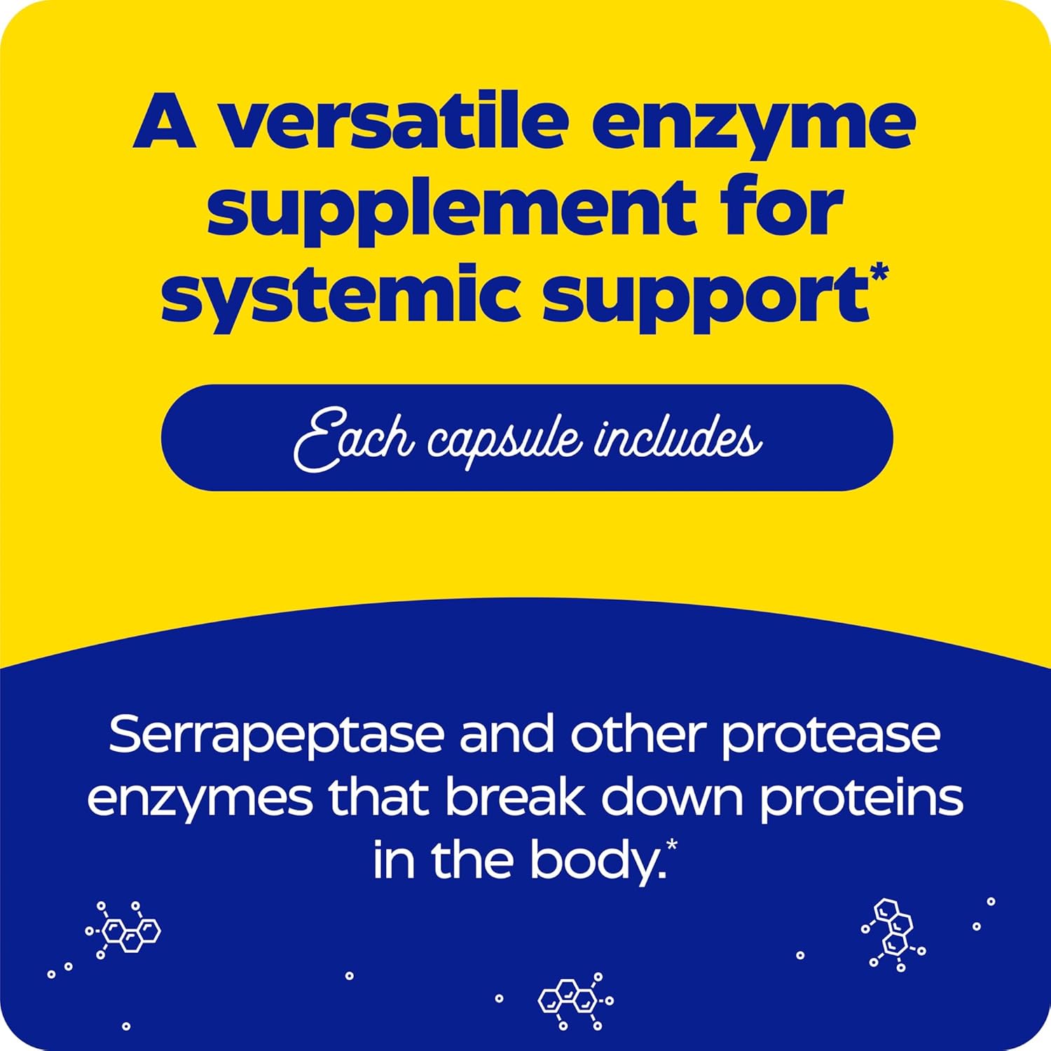 Enzymedica, SerraGold, High-Potency Serrapeptase Enzyme Supplement, Supports Respiratory, Heart & Immune Function, 120 Count