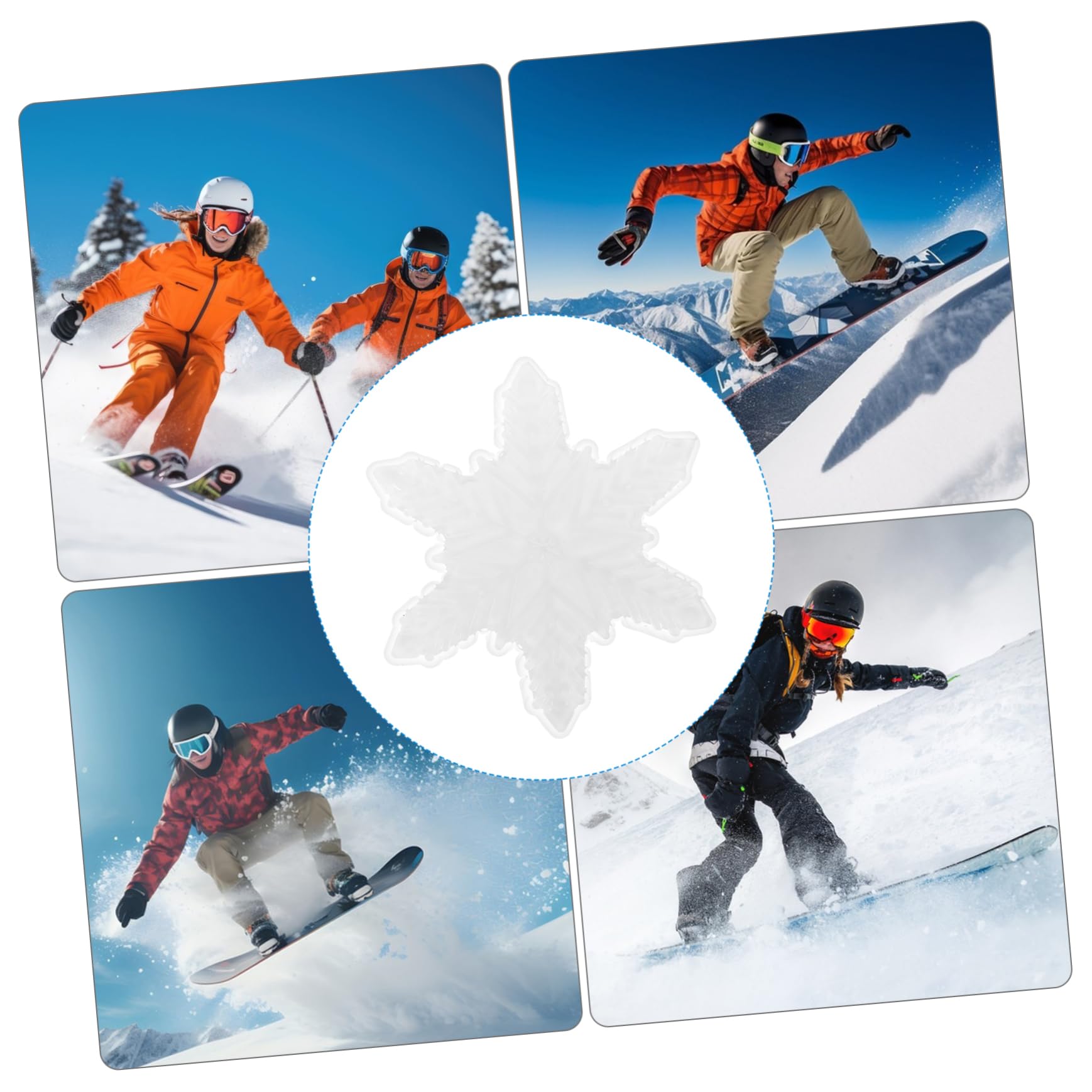 YARNOW Skid Pad per Snowboard Nastro a Presa ASSE Pad Antiscivolo per Snowboard trazione con Adesivi Snowboard Accessori per Snowboard Adesivi di Fissaggio Decalcomania da Sci PVC