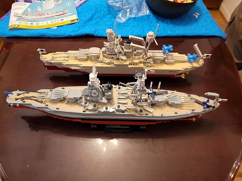 Ships 2025 Pennsylvania Class Battleship Lego Titanic Gigante
